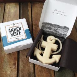 Ankerseife an der Kordel - weiß - dearsoap