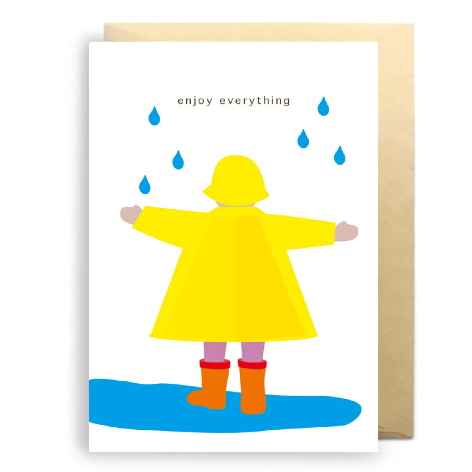 3D KLAPPKARTE "Regen" - not the girl who misses much