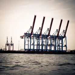 Foto "Hamburg 5 Kräne" HH-127 10x10 - Kila