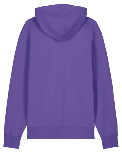 Hoodie "Moin" Purple Love/Neonorange