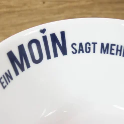 Porzellanschale "Moin" - bow & hummingbird