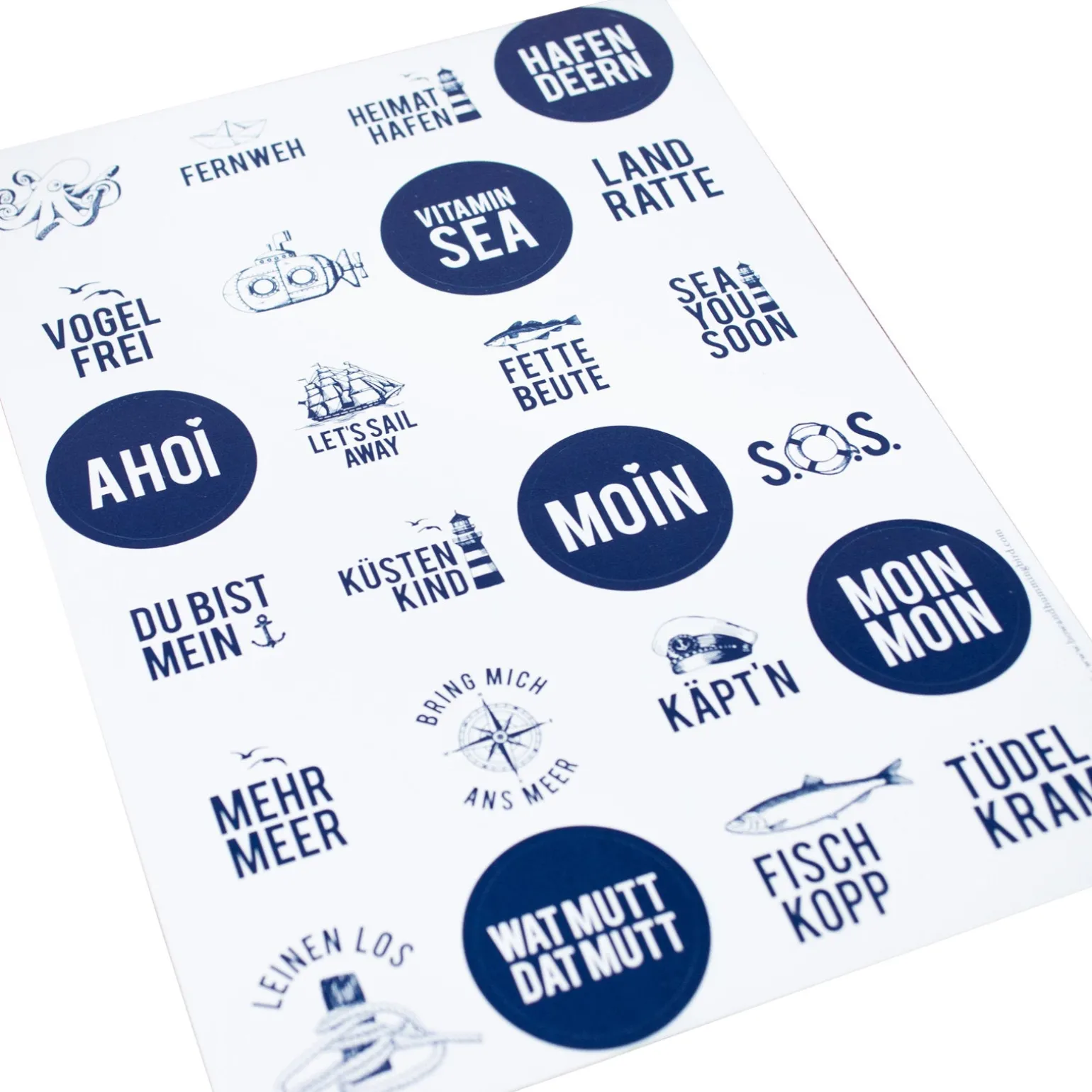 Stickerbogen "Lütte Sticker II" - bow & hummingbird